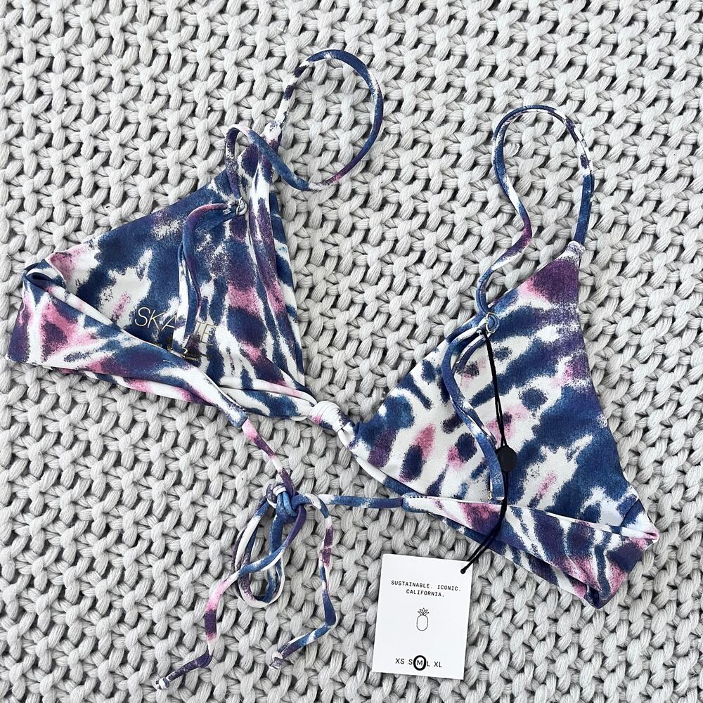 Skatie• ‘Sarah’ Bikini Top in COACHELLA Tie Dye - Picture 4 of 10
